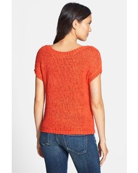 Hinge Crop Short Sleeve Sweater