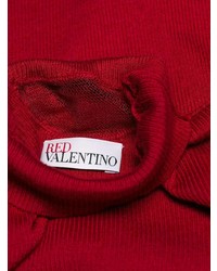 RED Valentino Ribbed Turtleneck Jumper