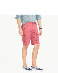 J.Crew 105 Stretch Short With Embroidered Anchors