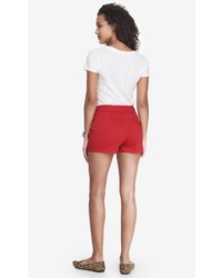 Express 2 12 Inch Red High Waisted Sailor Shorts