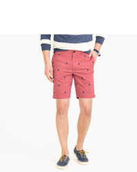 J.Crew 9 Stretch Short With Embroidered Anchors