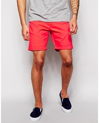 Solid Chino Shorts