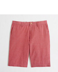 J.Crew Factory Factory 11 Rivington Short In Red Chambray