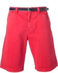 Frankie Morello Belted Chino Shorts