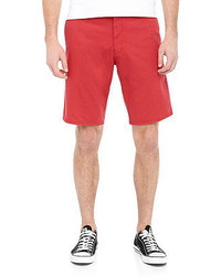 Neiman Marcus Pincord Four Pocket Shorts Nantucket Red