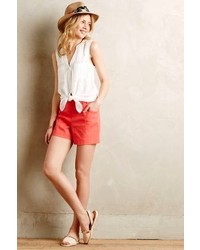 Anthropologie Tailored High Rise Shorts
