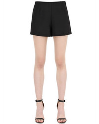Valentino Wool Silk Crepe Couture Shorts