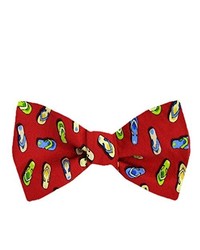 Red Silk Bow-tie