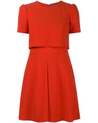 Alexander McQueen Layered Skater Dress