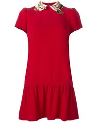 RED Valentino Birds Collar Dress