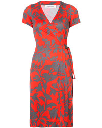 Dvf Diane Von Furstenberg Mini Flower Wrap Dress