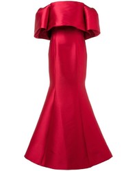 Monique Lhuillier Off Shoulder Dress