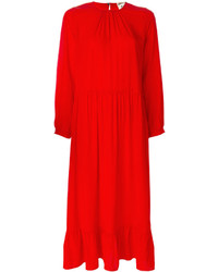 Semi-Couture Semicouture Peplum Style Flared Dress