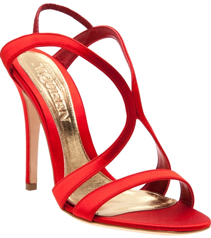 Alexander McQueen Strappy Evening Sandal | Where to buy & how to