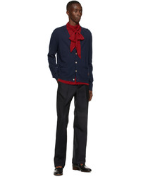 Gucci Red 2015 Re Edition Silk Shirt
