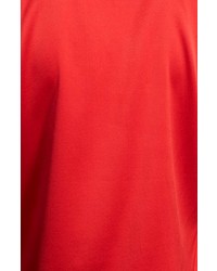 St. John Collection Scoop Neck Silk Charmeuse Blouse