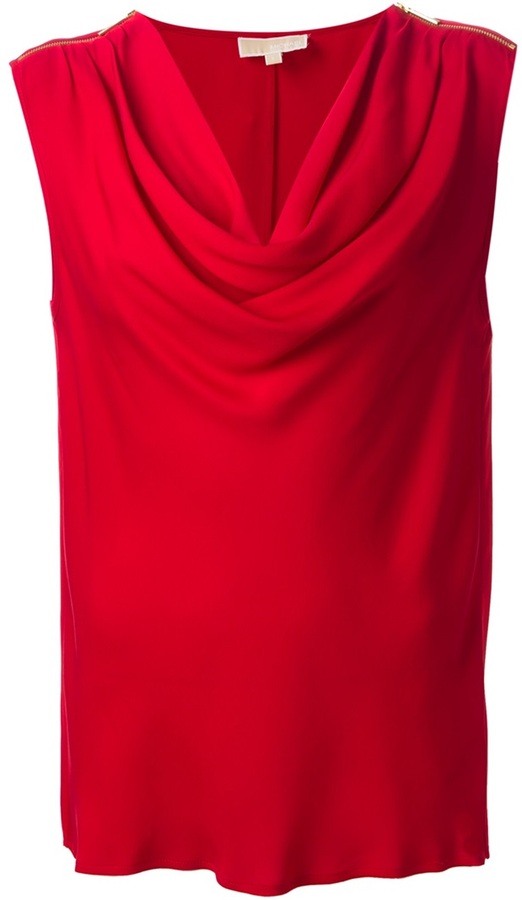 MICHAEL Michael Kors Michl Michl Kors Cowl Neck Top, $259  |  Lookastic