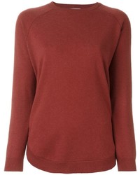 Red Silk Sweater