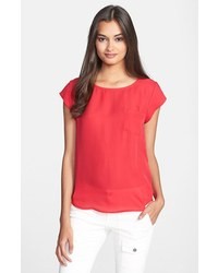 Red Silk T-shirt
