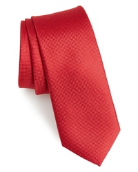 Nordstrom Men's Shop Oxford Solid Silk Skinny Tie