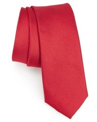Nordstrom Shop Maison Solid Silk Skinny Tie