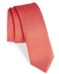 BOSS Solid Silk Linen Tie