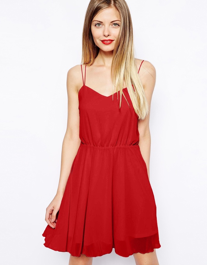 asos chiffon dress