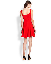 Ralph Lauren Black Label Halee Flared Jersey Dress