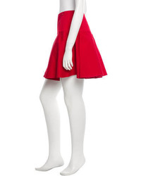 RED Valentino Inverted Pleated Mini Skirt