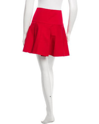 RED Valentino Inverted Pleated Mini Skirt
