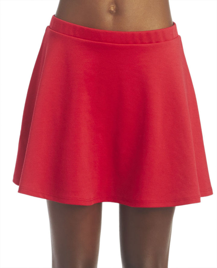 Wet Seal Solid Skater Skirt, $14 | Wet Seal | Lookastic