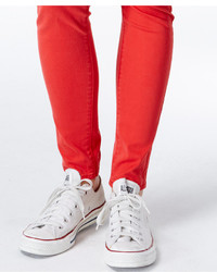 Levi's 710 Red Wash Super Skinny Jeans