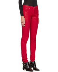 Alyx Red Zip Back Jeans