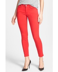 CJ by Cookie Johnson Wisdom Colored Ankle Skinny Jeans Red Size 29 29
