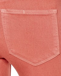 Paige Denim Transcend Edgemont Skinny Jeans In Red Clay