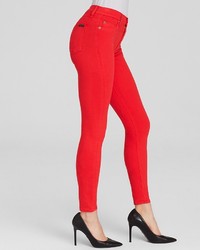 Hudson Jeans Barbara Ankle In Larkspur Red