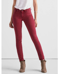 Lucky Brand Sasha Super Skinny Jean In Elegant Burgandy