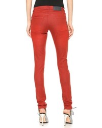 Cheap Monday Slim Rocking Red Jeans