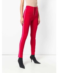 Unravel Project Lace Up Skinny Trousers