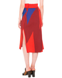 Proenza Schouler Broken Triangle Jacquard Skirt