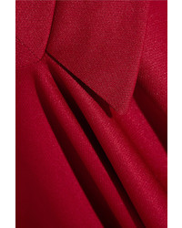 J.W.Anderson Jw Anderson Asymmetric Jersey Midi Skirt Crimson