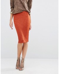 Glamorous Lurex Bodycon Midi Skirt
