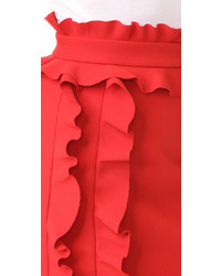 MSGM Side Ruffle Skirt