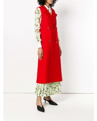 Mulberry Sleeveless Double Breasted Coat