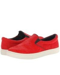 Steve Madden Ecentric Slip On Shoes Red