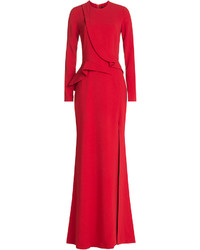Elie Saab Asymmetric Detailed Floor Length Gown