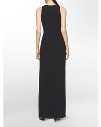 Calvin Klein Keyhole Sleeveless Gown