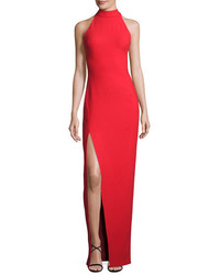 Cinq Sept Clothing Nahlia High Neck Gown Venetian Red