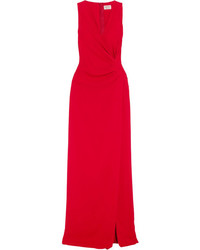 Lanvin Gathered Crepe Gown Fr42
