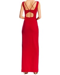 Nicole Miller Strap Detailed Gown